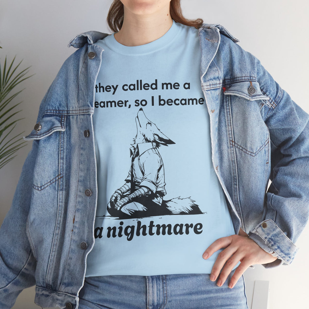 I became a nightmare | Wolf T shirt