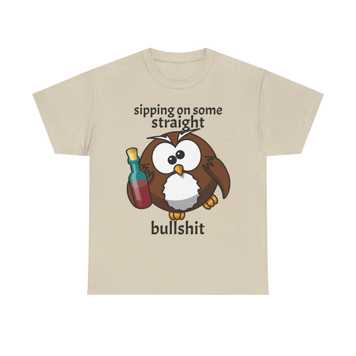 Sipping Owl | Funny T-Shirt