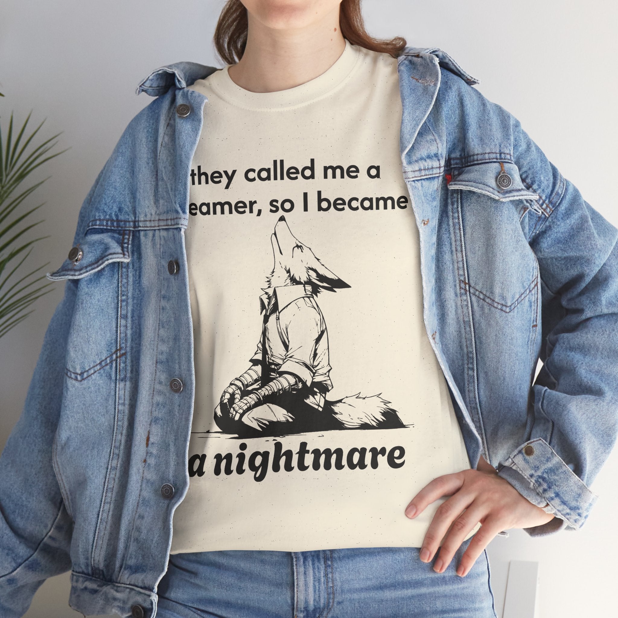 I became a nightmare | Wolf T shirt