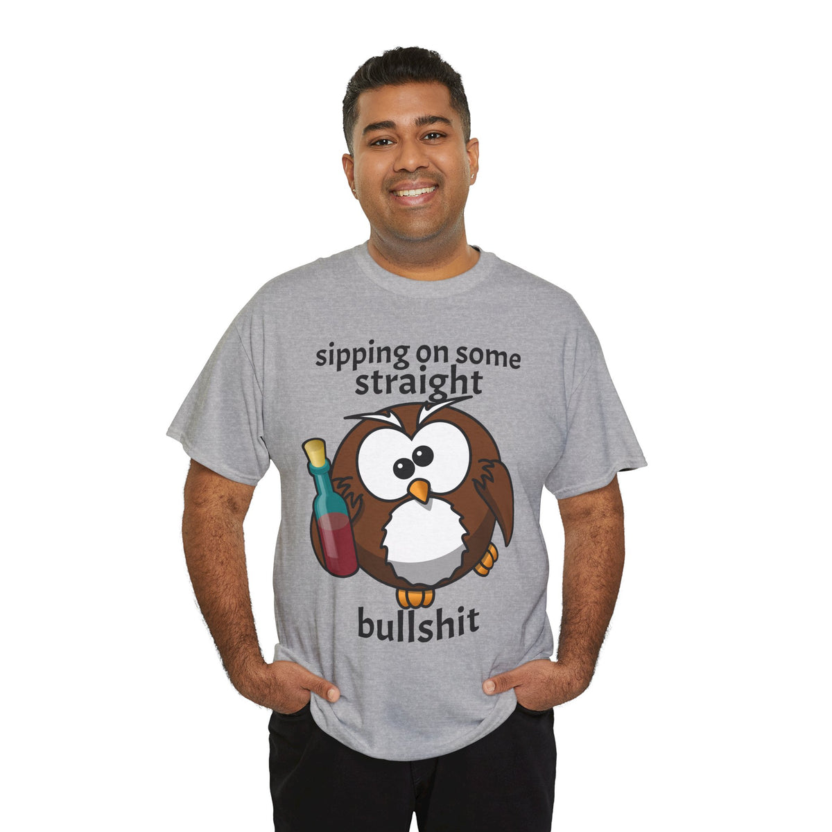 Sipping Owl | Funny T-Shirt