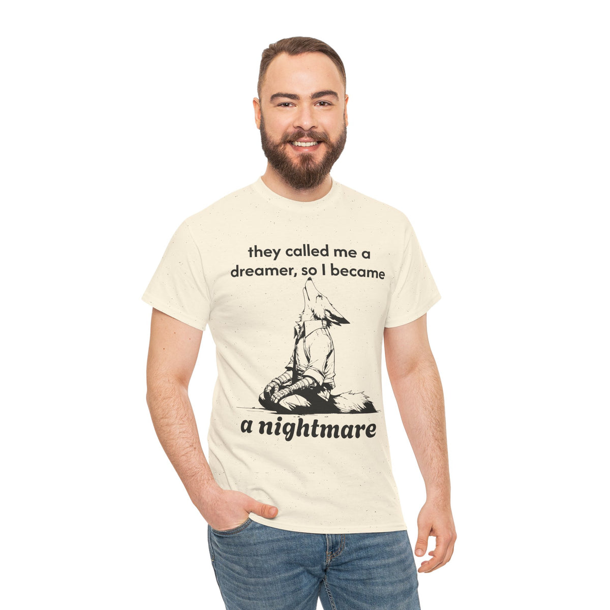 I became a nightmare | Wolf T shirt