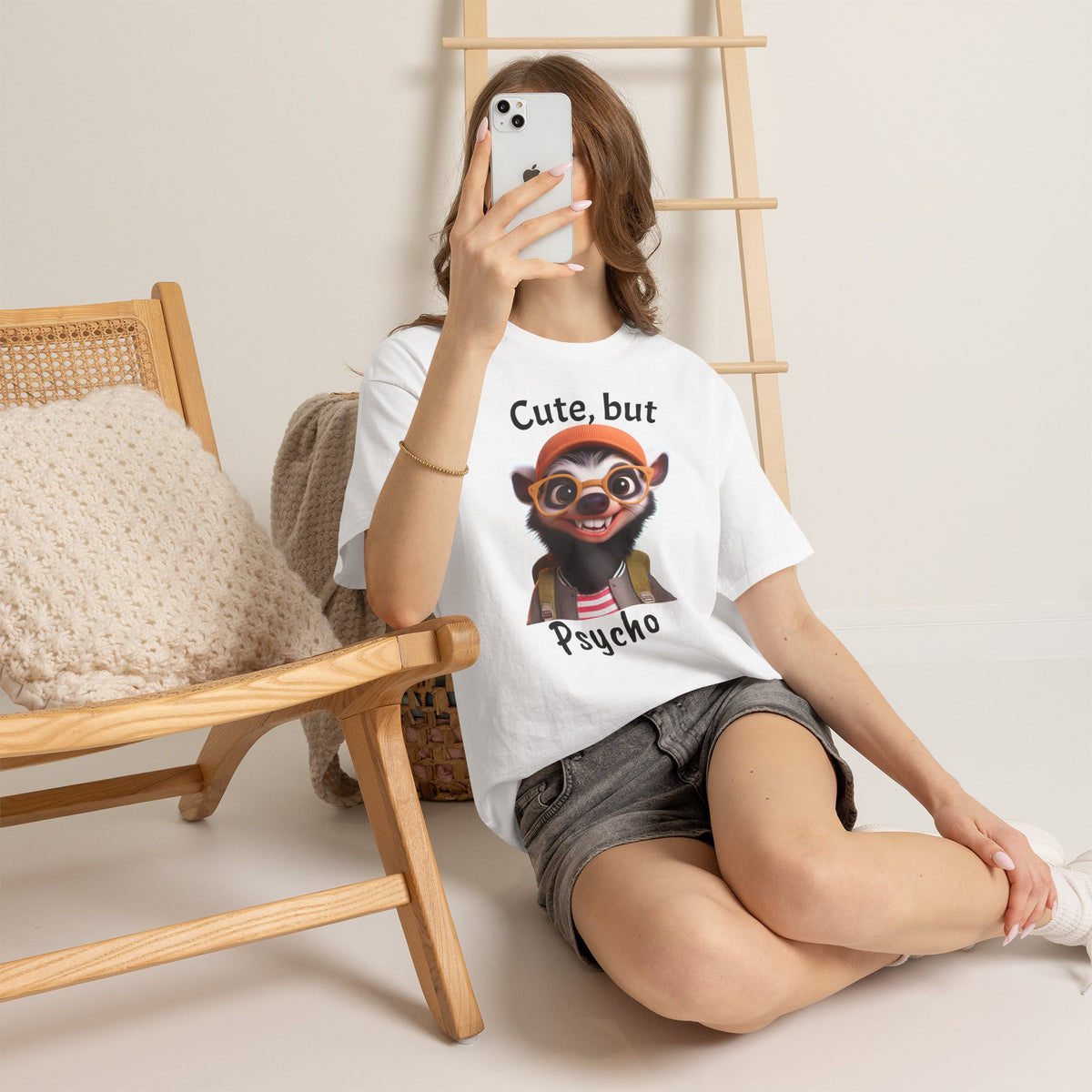Cute but Psycho  | Rat T-Shirt