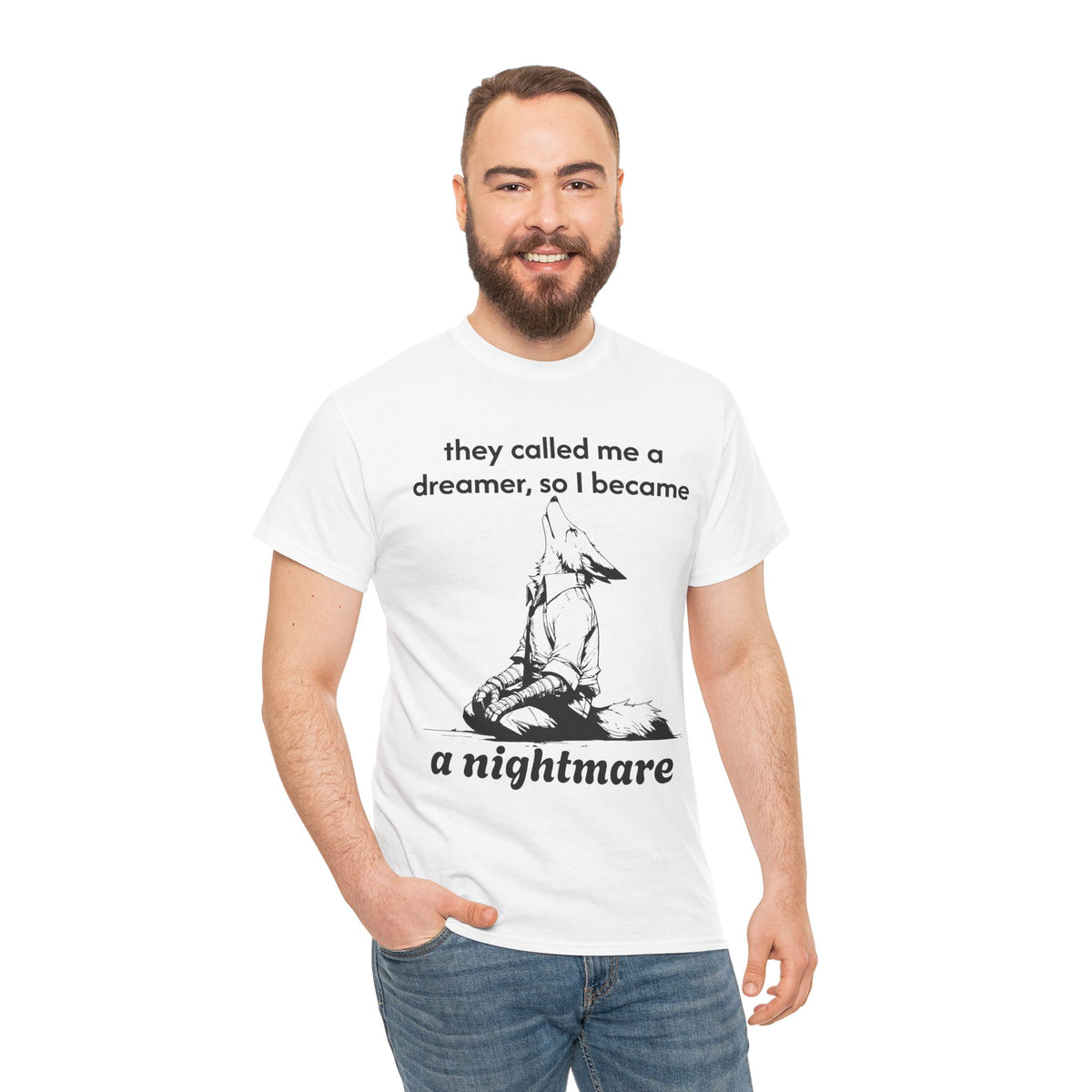 I became a nightmare | Wolf T shirt
