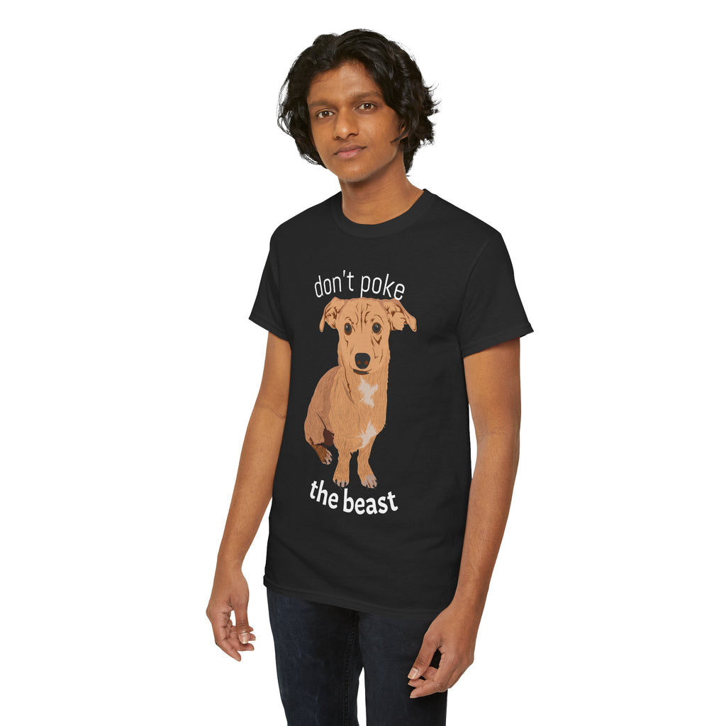 Don't Poke the Beast | Dog T-Shirt