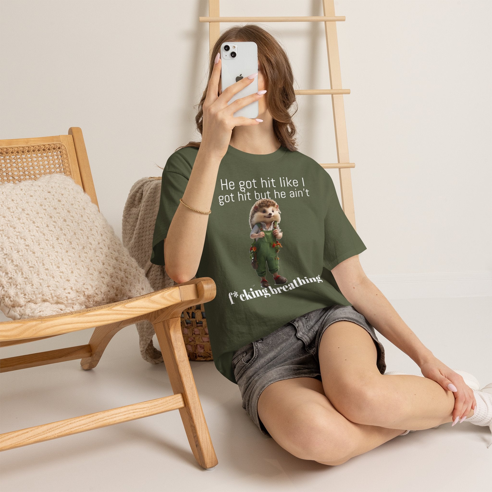 Gangster Hedgehog | Funny T-Shirt