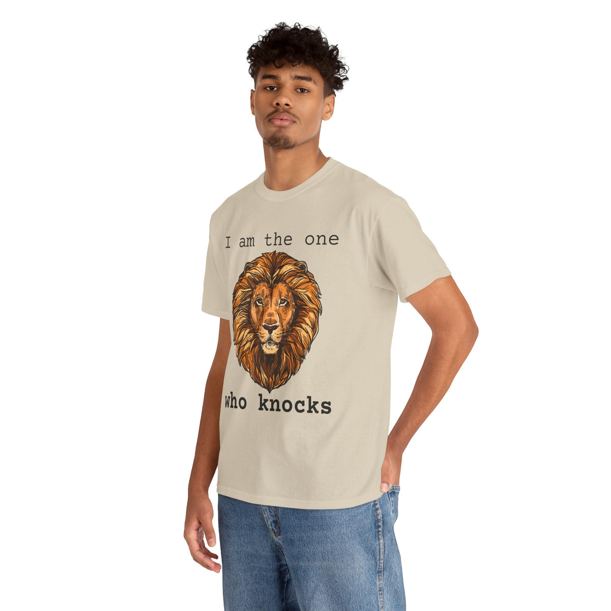I Am The One Who Knocks | Lion T-Shirt