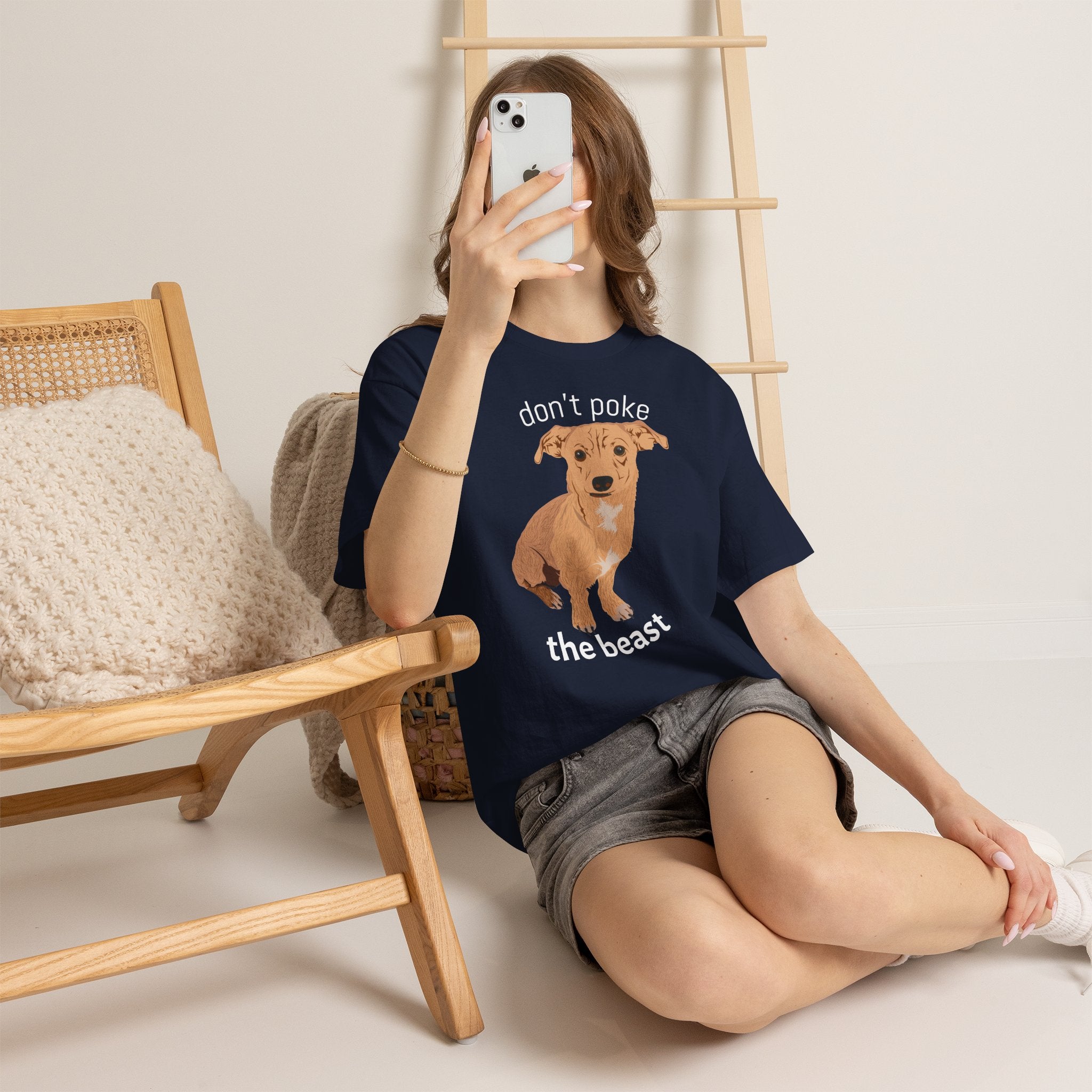 Don't Poke the Beast | Dog T-Shirt