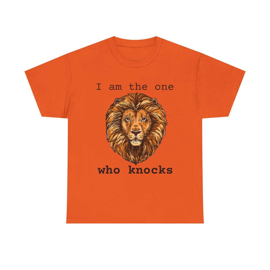 I Am The One Who Knocks | Lion T-Shirt