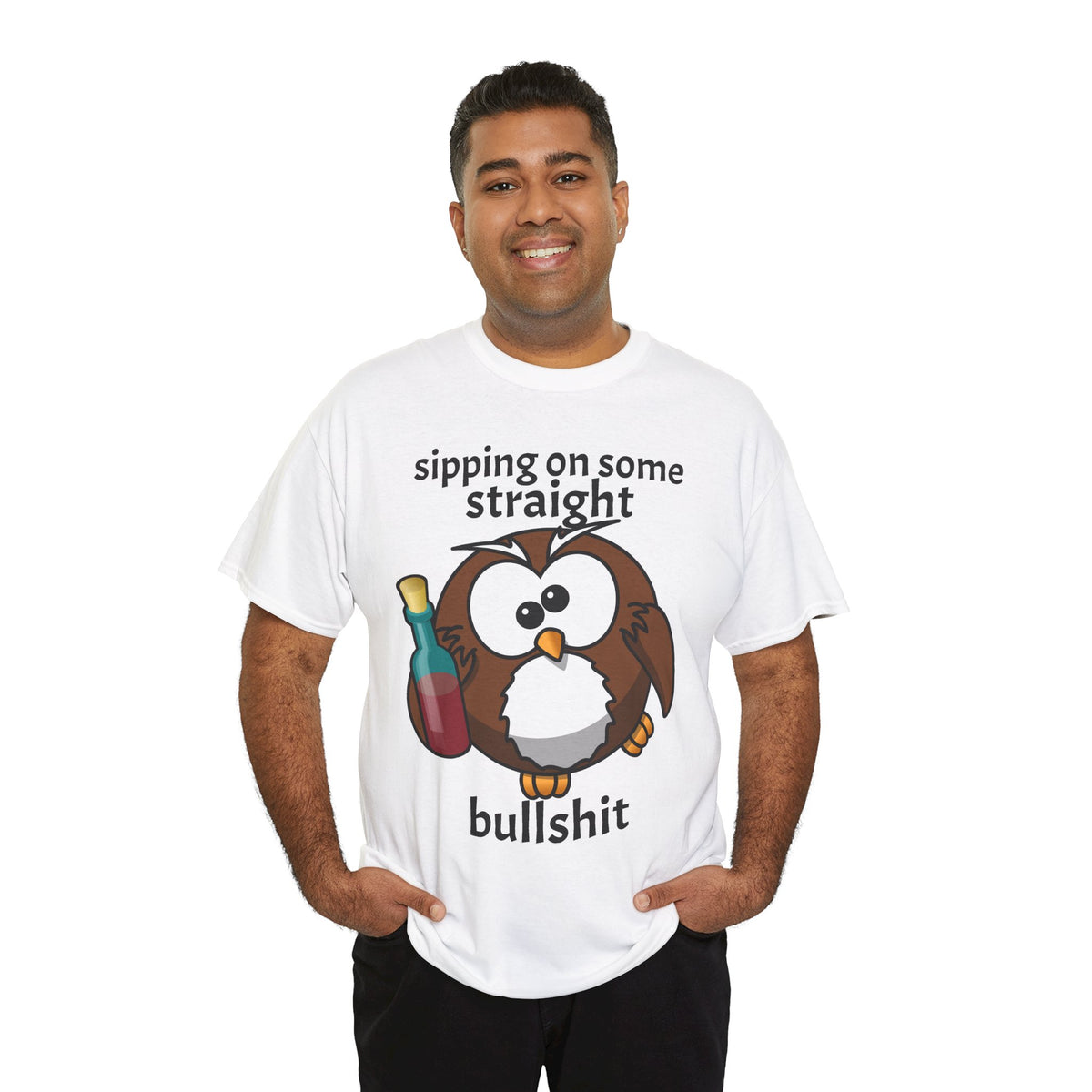 Sipping Owl | Funny T-Shirt