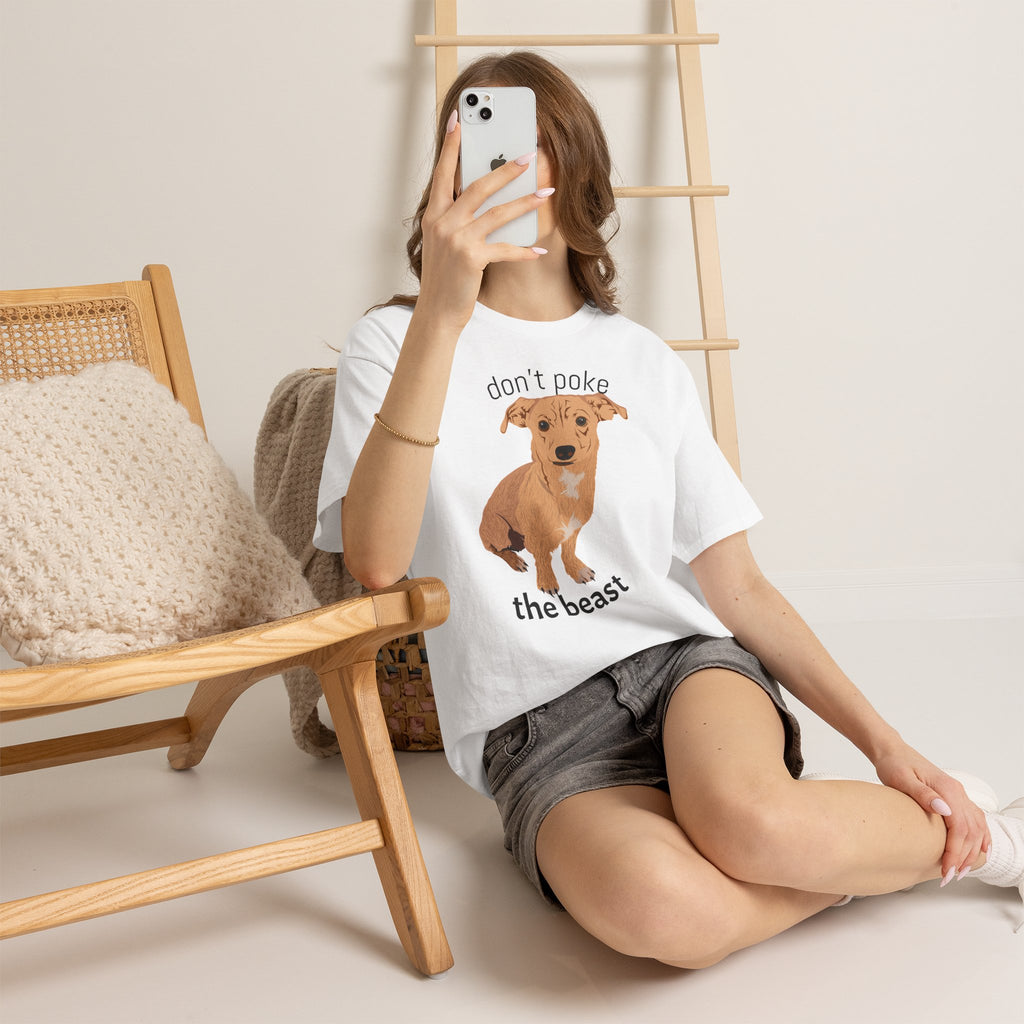 Don't Poke the Beast | Dog T-Shirt