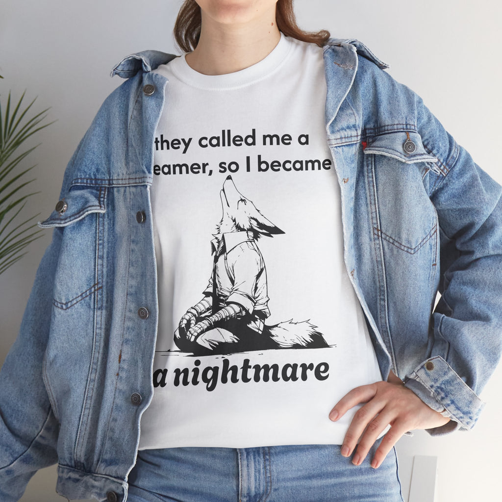 I became a nightmare | Wolf T shirt