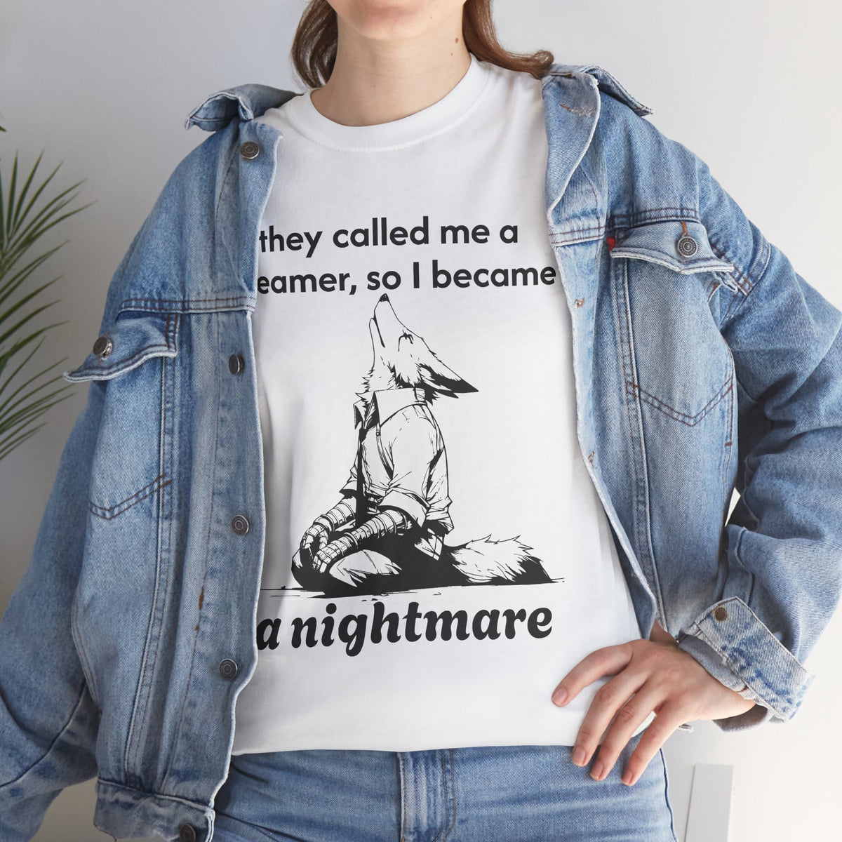 I became a nightmare | Wolf T shirt