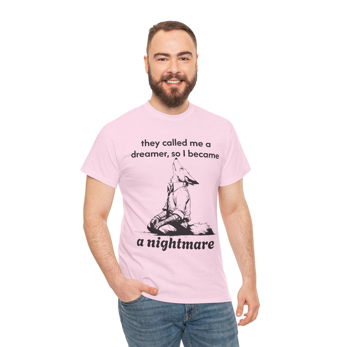 I became a nightmare | Wolf T shirt