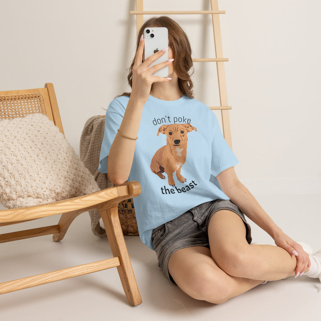 Don't Poke the Beast | Dog T-Shirt