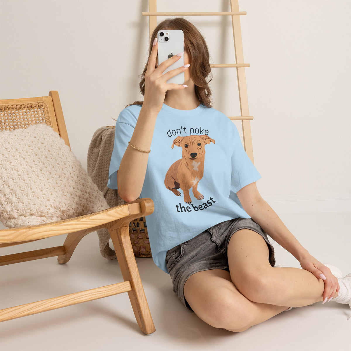 Don't Poke the Beast | Dog T-Shirt