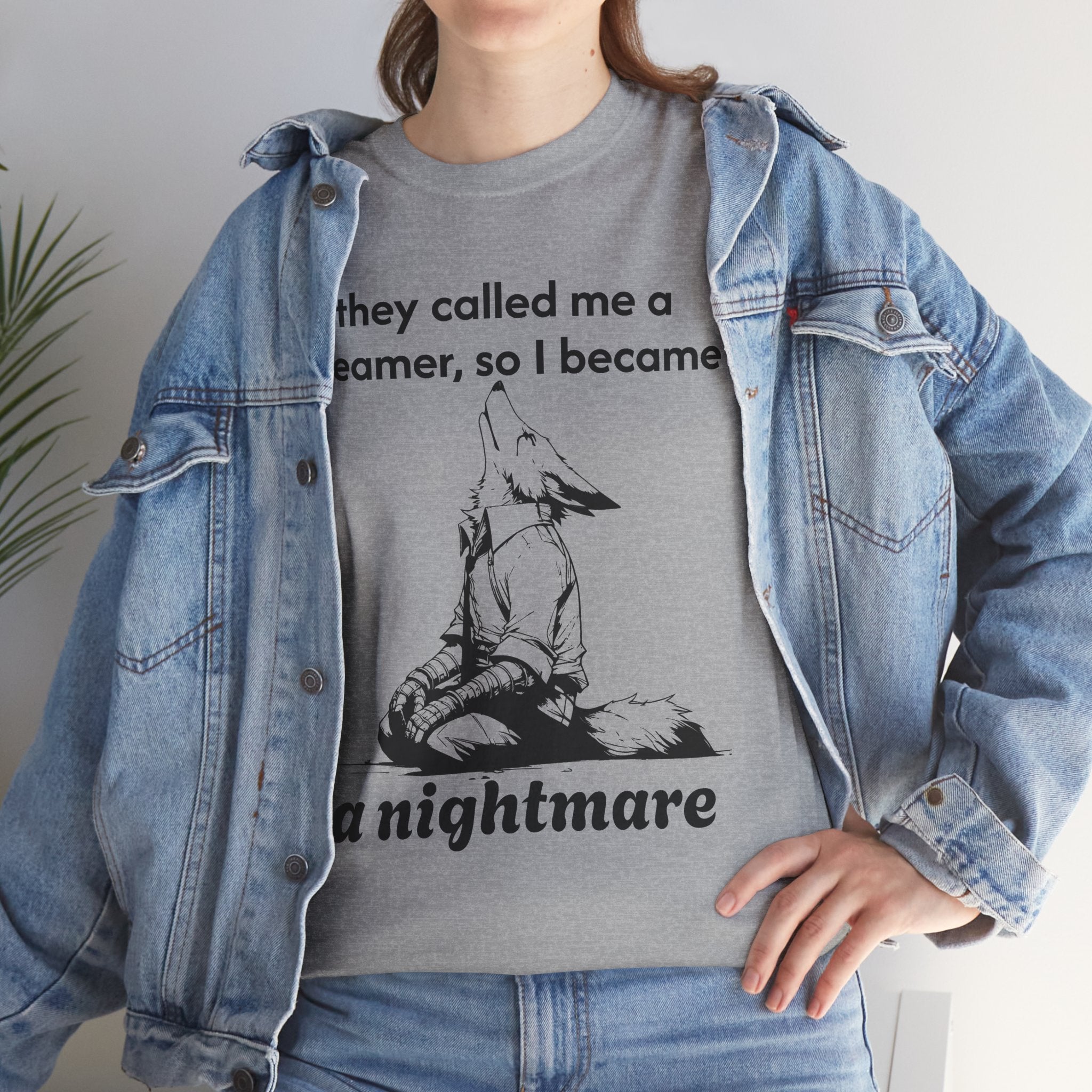 I became a nightmare | Wolf T shirt