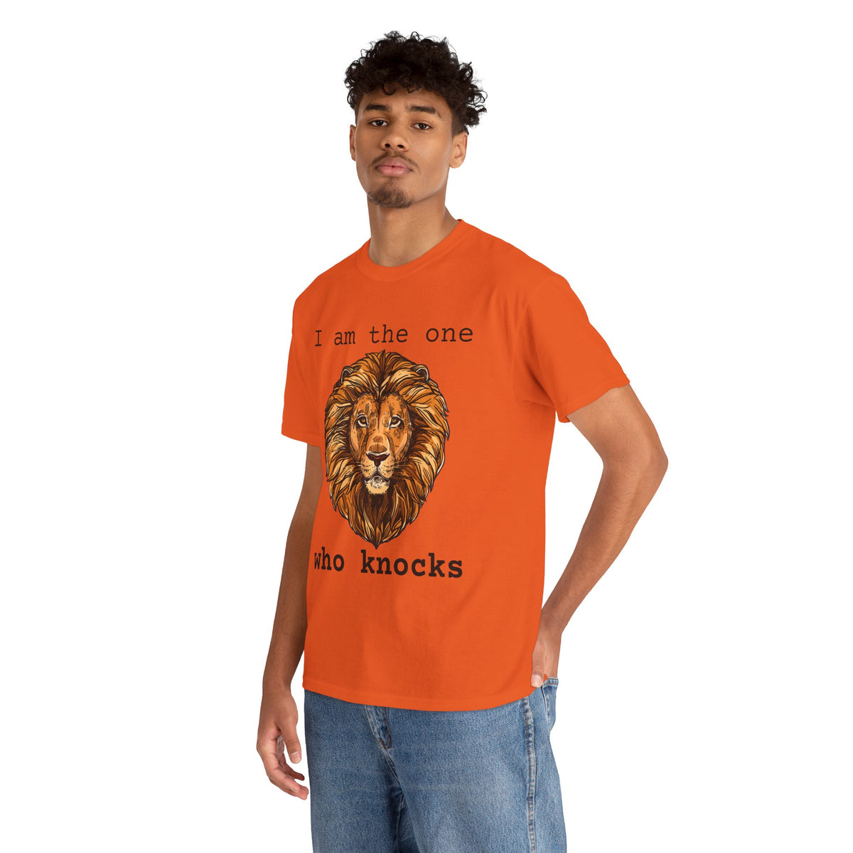 I Am The One Who Knocks | Lion T-Shirt