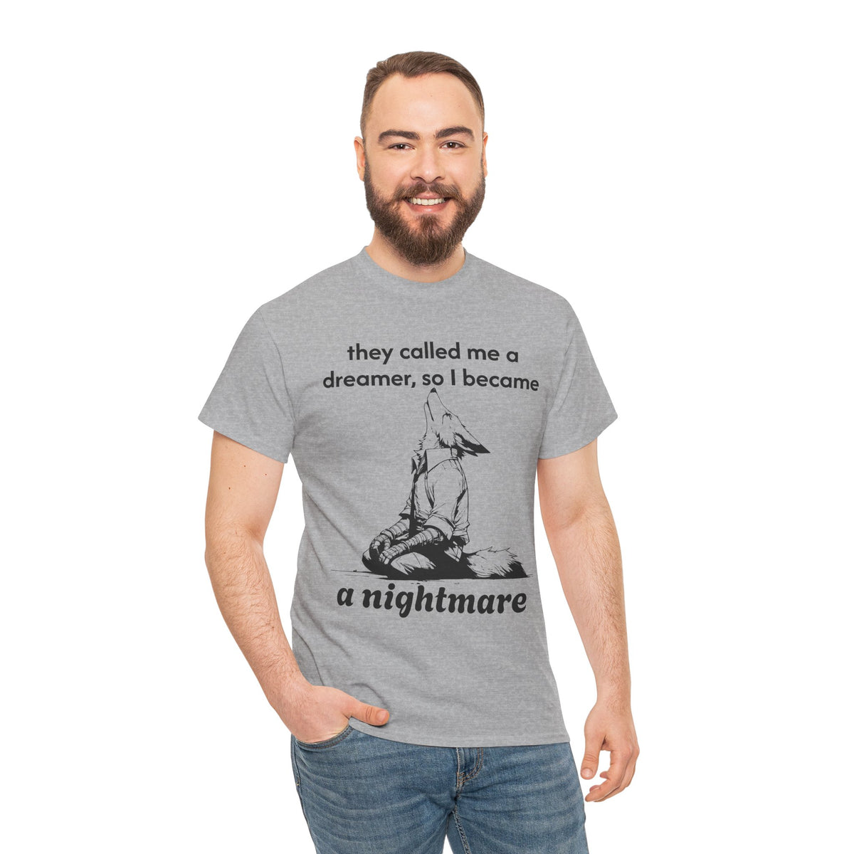 I became a nightmare | Wolf T shirt