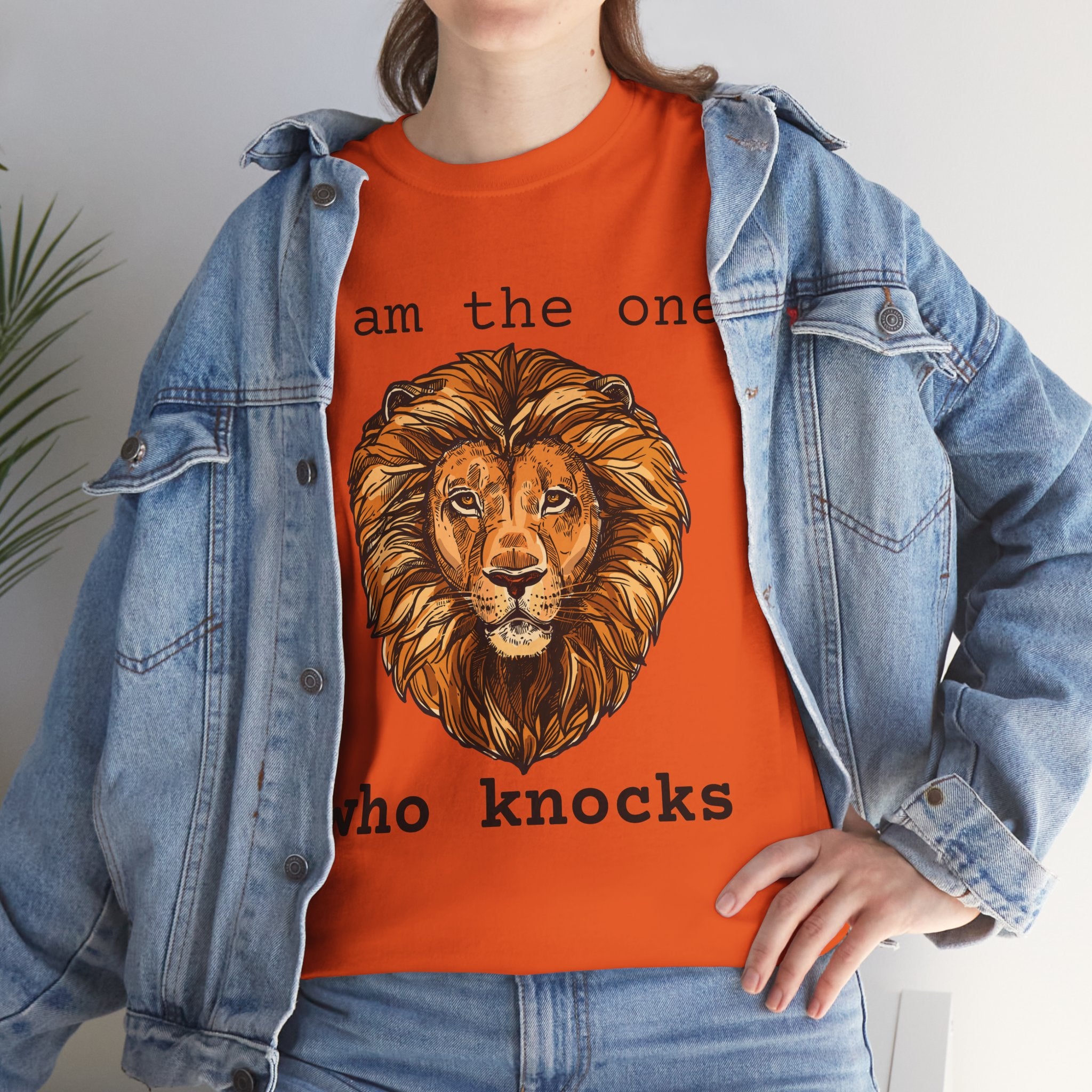 I Am The One Who Knocks | Lion T-Shirt