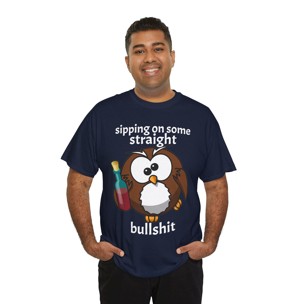Sipping Owl | Funny T-Shirt