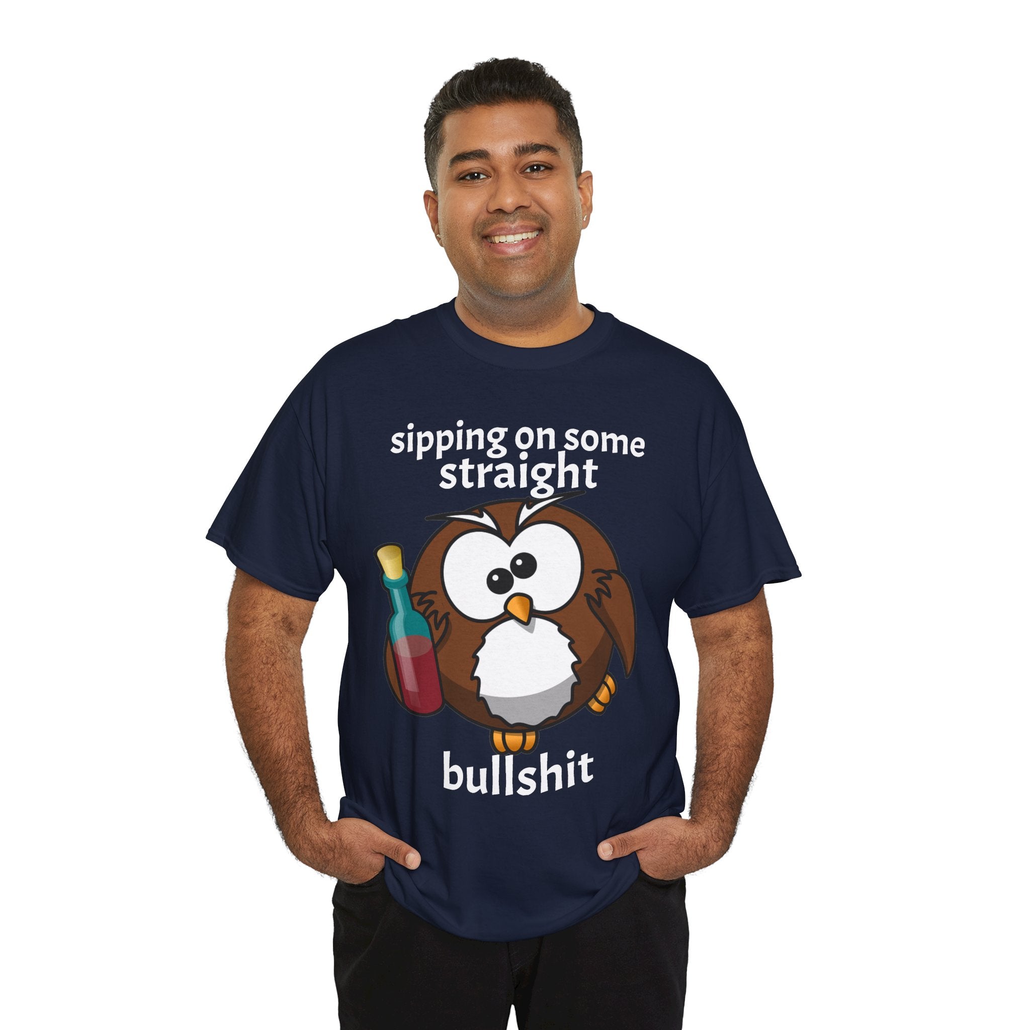 Sipping Owl | Funny T-Shirt