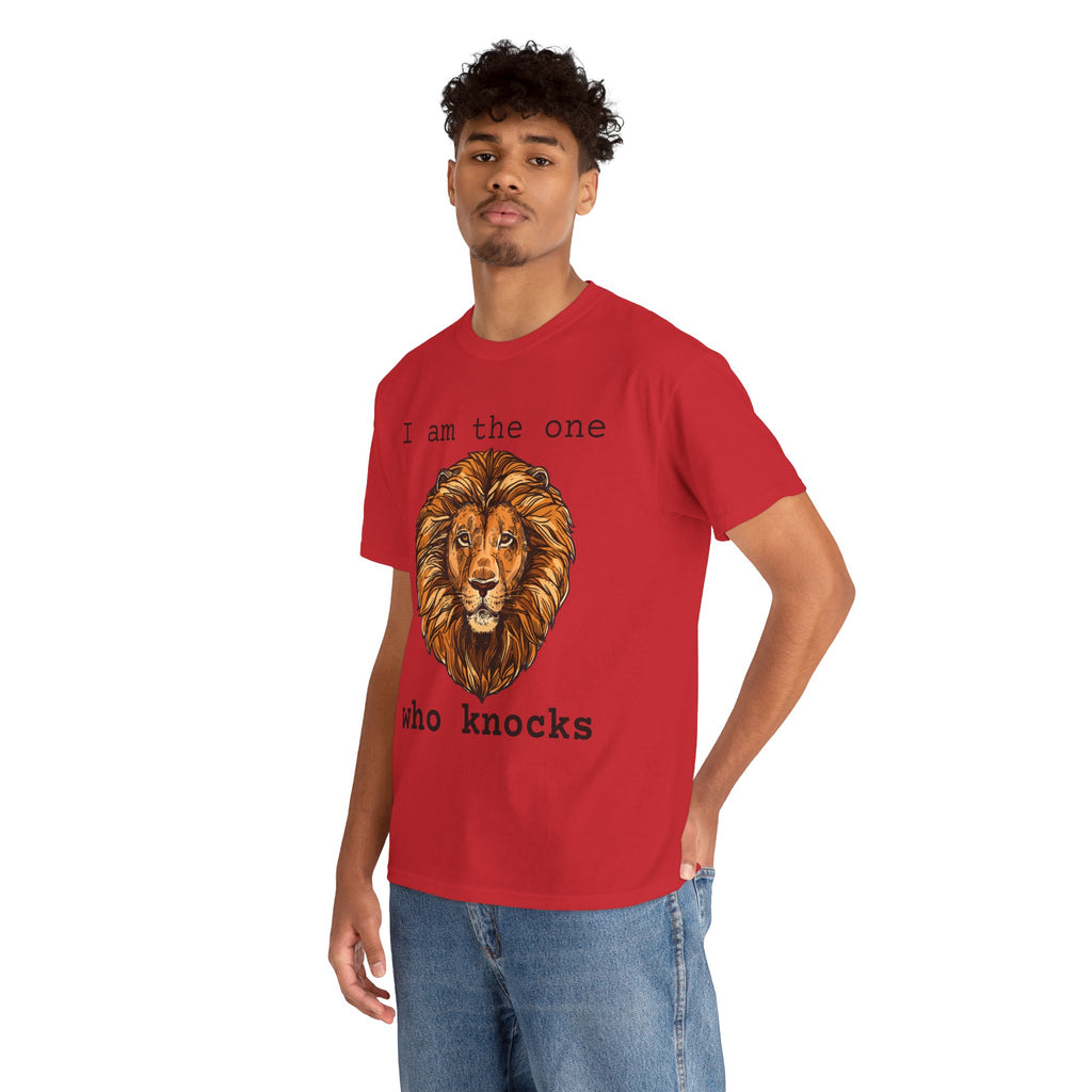 I Am The One Who Knocks | Lion T-Shirt