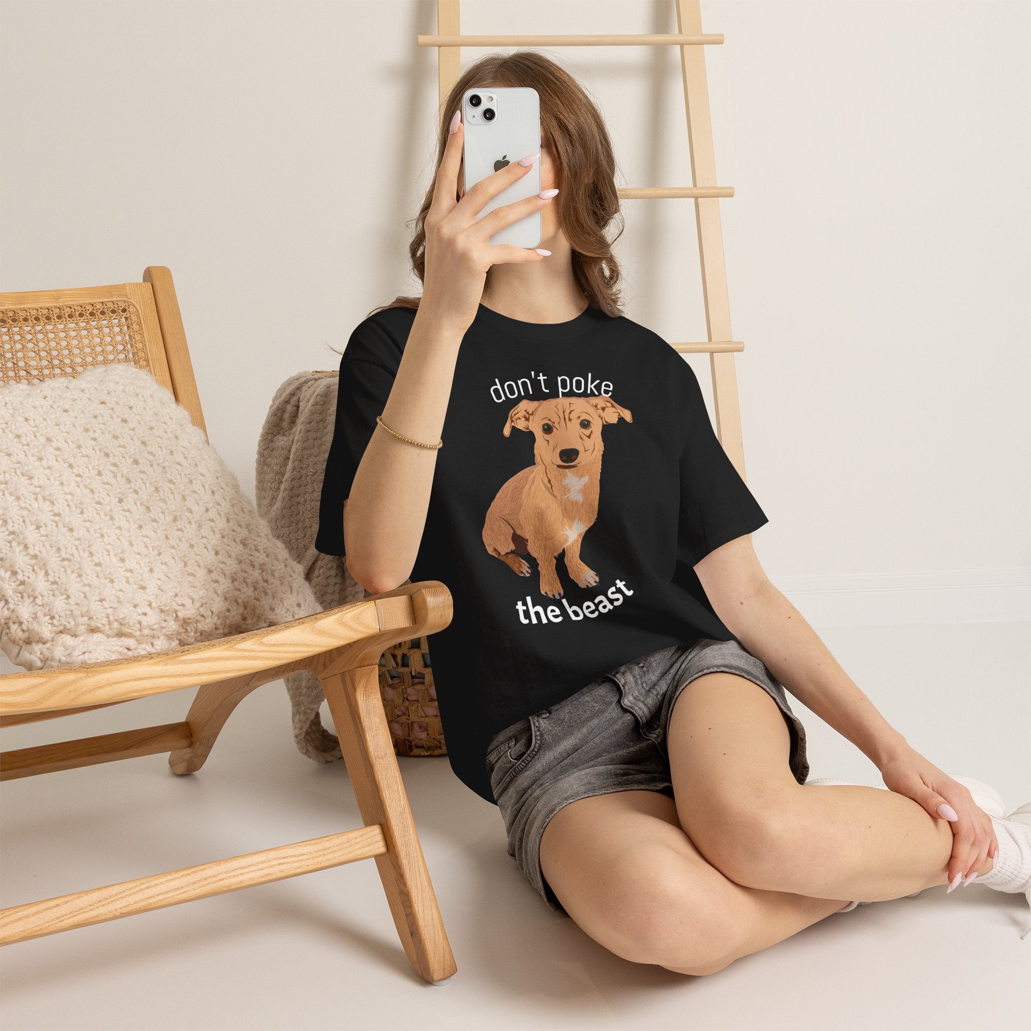 Don't Poke the Beast | Dog T-Shirt