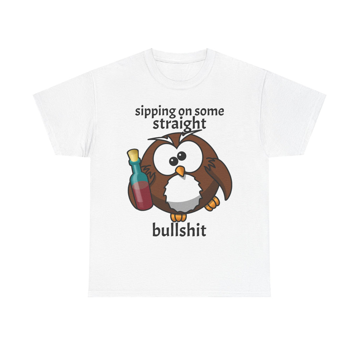 Sipping Owl | Funny T-Shirt