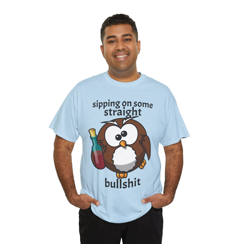 Sipping Owl | Funny T-Shirt