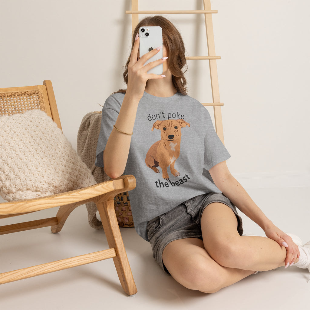 Don't Poke the Beast | Dog T-Shirt