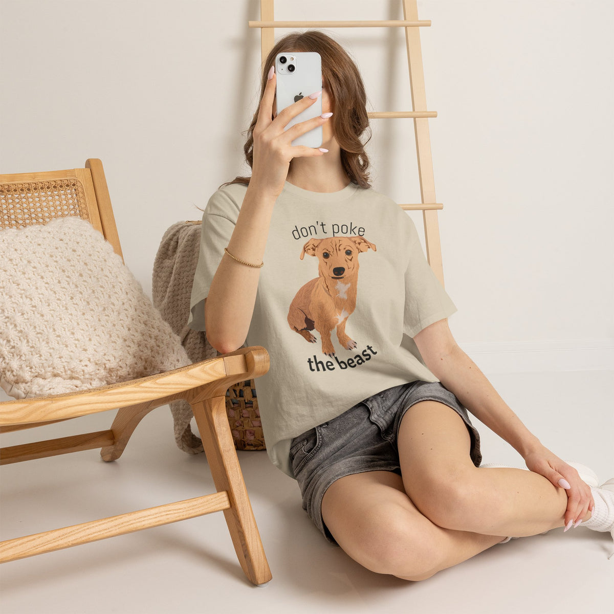 Don't Poke the Beast | Dog T-Shirt